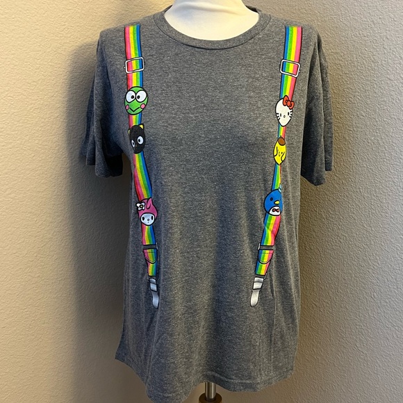 Sanrio Rainbow Suspenders Tee - Picture 1 of 4